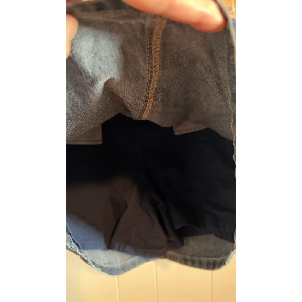 St. John's Bay Denim Skort - Picture 3 of 5